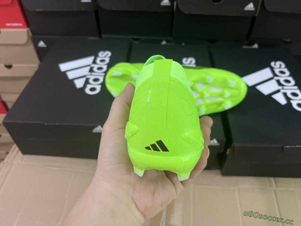 Men's Adidas X Crazyfast.1 FG Firm Ground Low-Tops Football Boots - Green/Black
