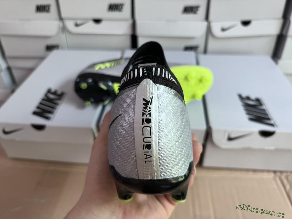 Unisex Nike Air Zoom Vapor 15 Elite SE AG Artificial Grass Low-Tops Football Boots - Silver/Green/Black