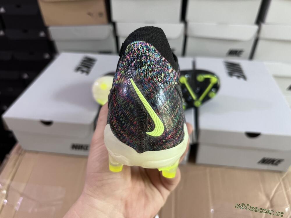 Men's Nike Phantom GX Elite AG Artificial Grass Low-Tops Football Boots - Grey/Green