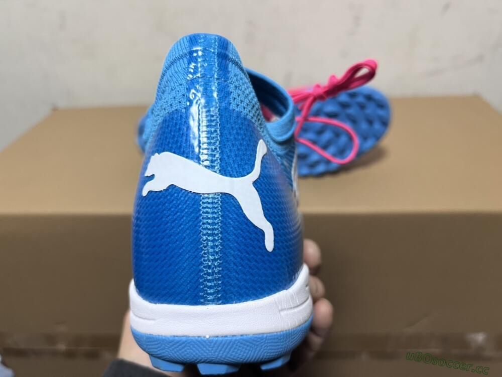 Men's Puma Future Z 1.3 Instinct TF Artificial Turf Low-Tops Football Shoes - Pink/Blue/White