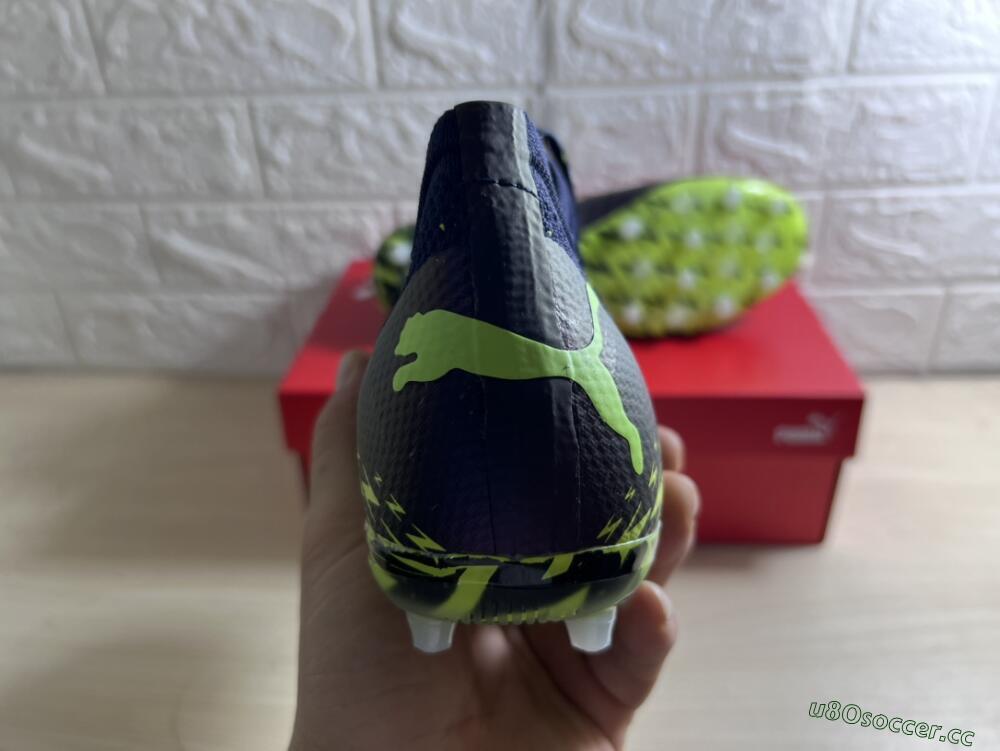 Men's Puma Future Z 1.3 Instinct MG Multi Ground Low-Tops Football Boots - Black/Green