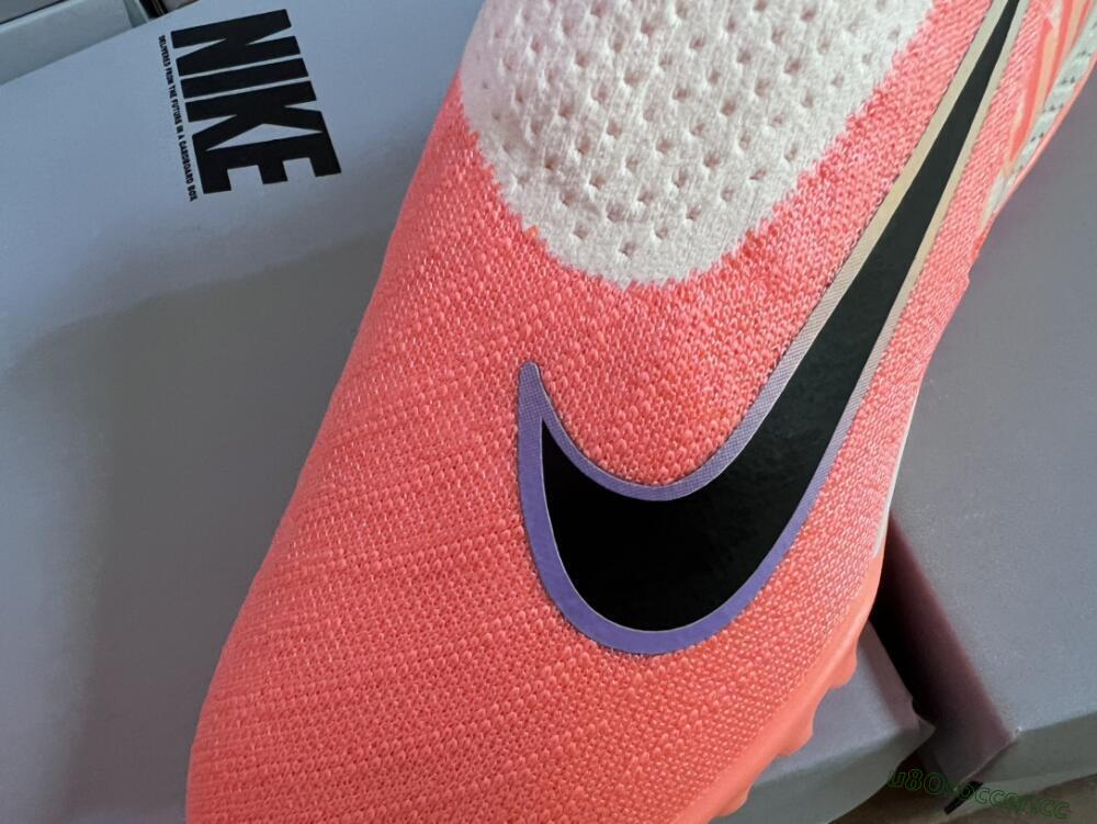 Unisex Nike Phantom GX Elite DF Link TF Artificial Turf High-Tops Football Shoes - Orange/Black/Pink