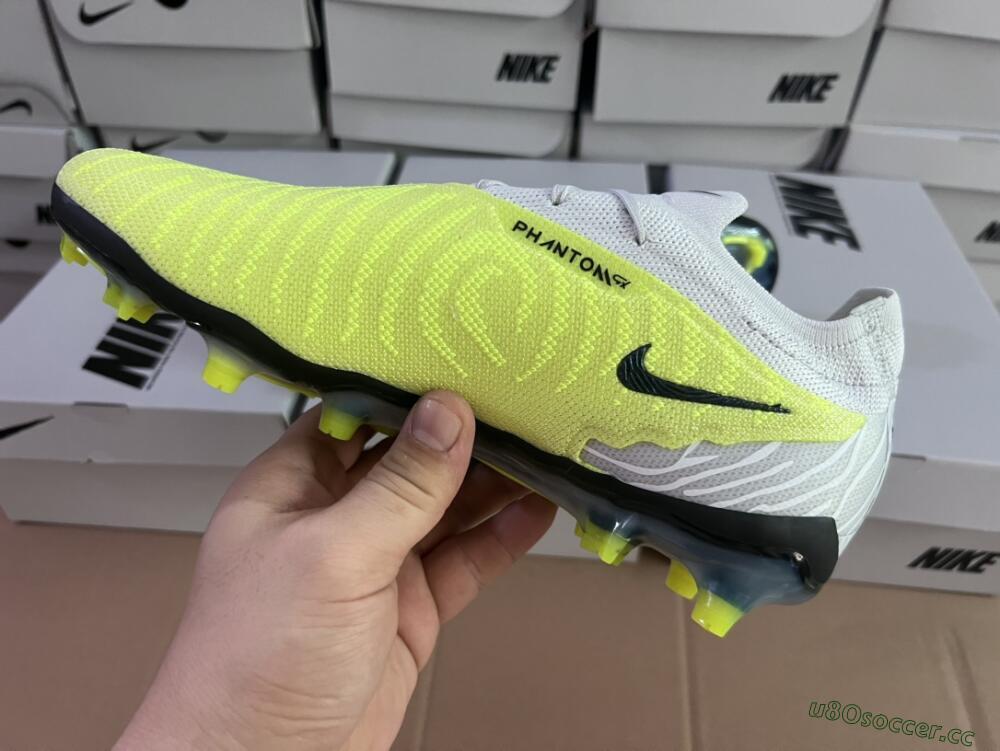 Men's Nike Phantom GX Elite FG Firm Ground Low-Tops Football Boots - Green/White/Blue