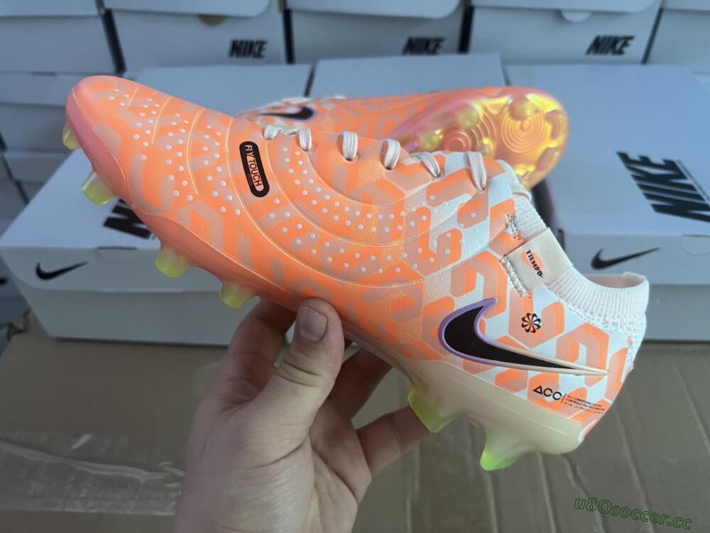 Men's Nike Tiempo Legend 10 Elite FG Firm Ground Low-Tops Football Boots - Pink/Black