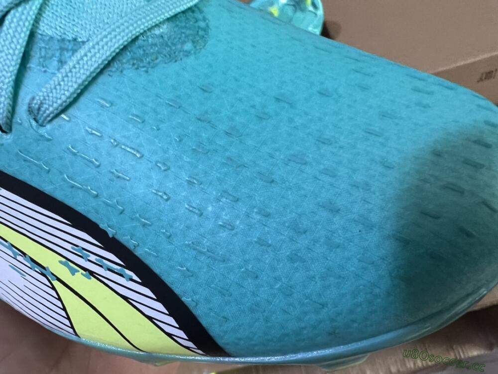 Men's Puma Ultra Ultimate FG Firm Ground Low-Tops Football Boots - Blue/White/Green