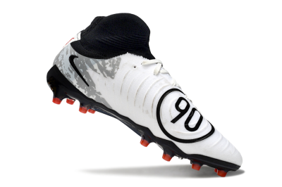 Men's Nike Phantom Luna Elite Total 90 AG Artificial Grass Low-Tops Football Boots - White/Black/Orange
