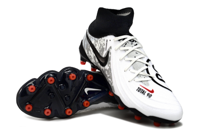 Men's Nike Phantom Luna Elite Total 90 AG Artificial Grass Low-Tops Football Boots - White/Black/Orange
