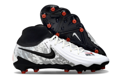 Men's Nike Phantom Luna Elite Total 90 AG Artificial Grass Low-Tops Football Boots - White/Black/Orange