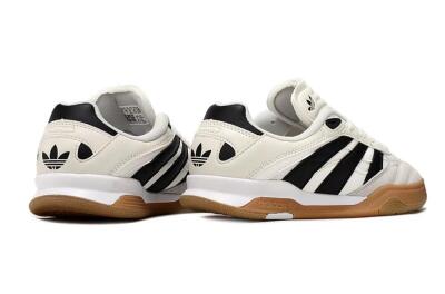 Unisex Adidas Predator Mundial IC Indoor & Futsal Low-Tops Football Shoes - Beige/Black/Brown