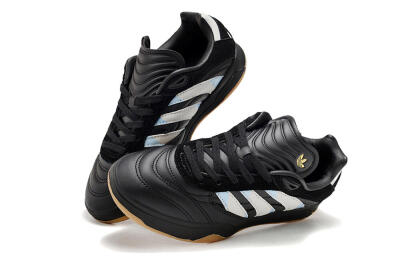 Unisex Adidas Predator Mundial IC Indoor & Futsal Low-Tops Football Shoes - Black/White/Blue