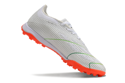 Men's Adidas Predator 24 Elite TF Artificial Turf Low-Tops Football Shoes - White/Silver/Red