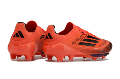 Men's Adidas F50 Lightstrike Pro FG Firm Ground Low-Tops Football Boots - Red/Black/White
