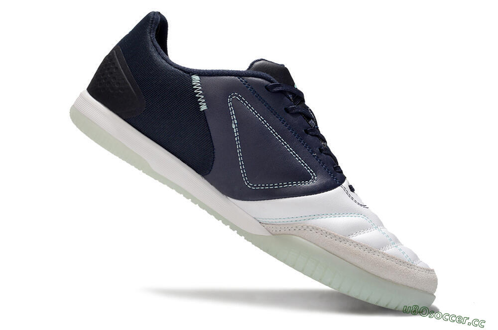 Men's Adidas Top Sala Competition IC Indoor & Futsal Low-Tops Football Shoes - White/Black/Blue 4