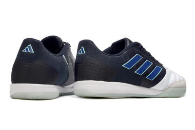 Men's Adidas Top Sala Competition IC Indoor & Futsal Low-Tops Football Shoes - White/Black/Blue