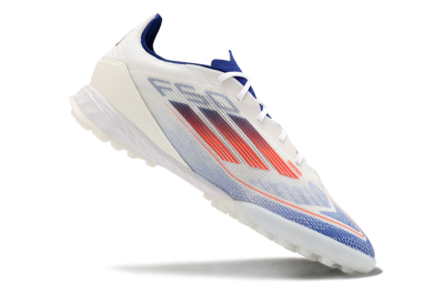 Men's Adidas F50 Pro TF Artificial Turf Low-Tops Football Shoes - Blue/Red/Beige