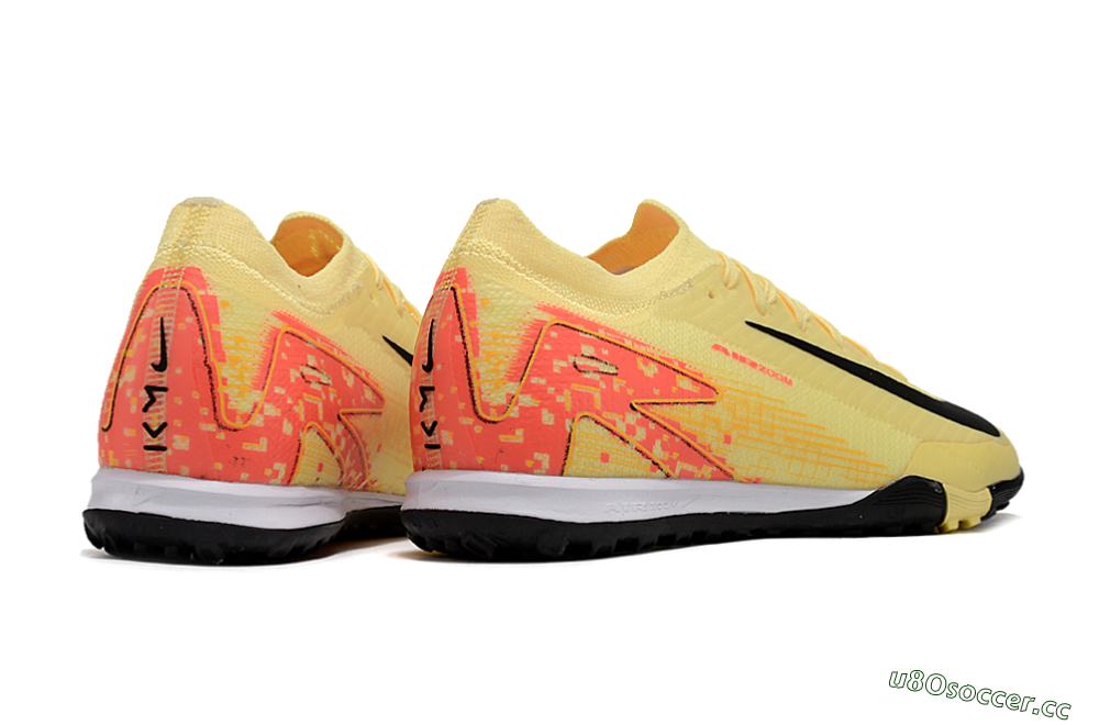 Men's Nike Air Zoom Mercurial Vapor 16 Elit TF Artificial Turf Low-Tops Football Shoes - Yellow/Black/Red 6