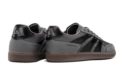 Men's Adidas Predator 24 League Low IC Indoor & Futsal Low-Tops Football Shoes - Grey/Black/Brown