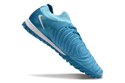 Men's Nike Phantom GX 2 Elite TF Artificial Turf Low-Tops Football Shoes - Blue Fury/White