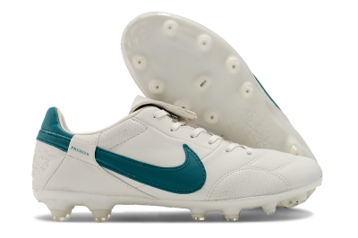 Men's Nike The Premier 3 FG Firm Ground Low-Tops Football Boots - White/Blue