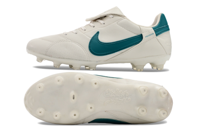 Men's Nike The Premier 3 FG Firm Ground Low-Tops Football Boots - White/Blue