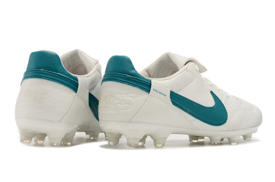 Men's Nike The Premier 3 FG Firm Ground Low-Tops Football Boots - White/Blue