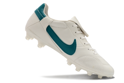 Men's Nike The Premier 3 FG Firm Ground Low-Tops Football Boots - White/Blue