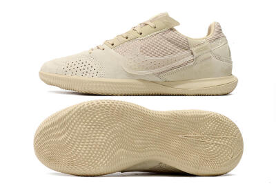 Men's Nike Street Gato IC Indoor & Futsal Low-Tops Football Shoes - Beige/Beige