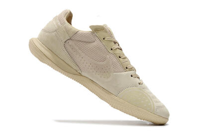 Men's Nike Street Gato IC Indoor & Futsal Low-Tops Football Shoes - Beige/Beige