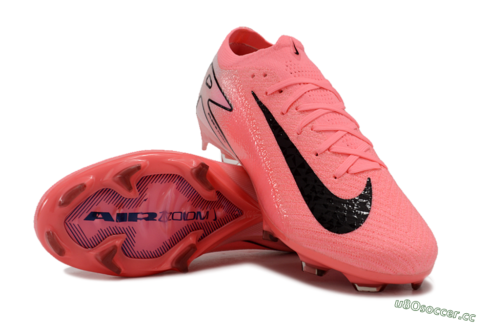 Men's Nike Air Zoom Mercurial Vapor 16 Elit FG Firm Ground Low-Tops Football Boots - Pink/Black 3