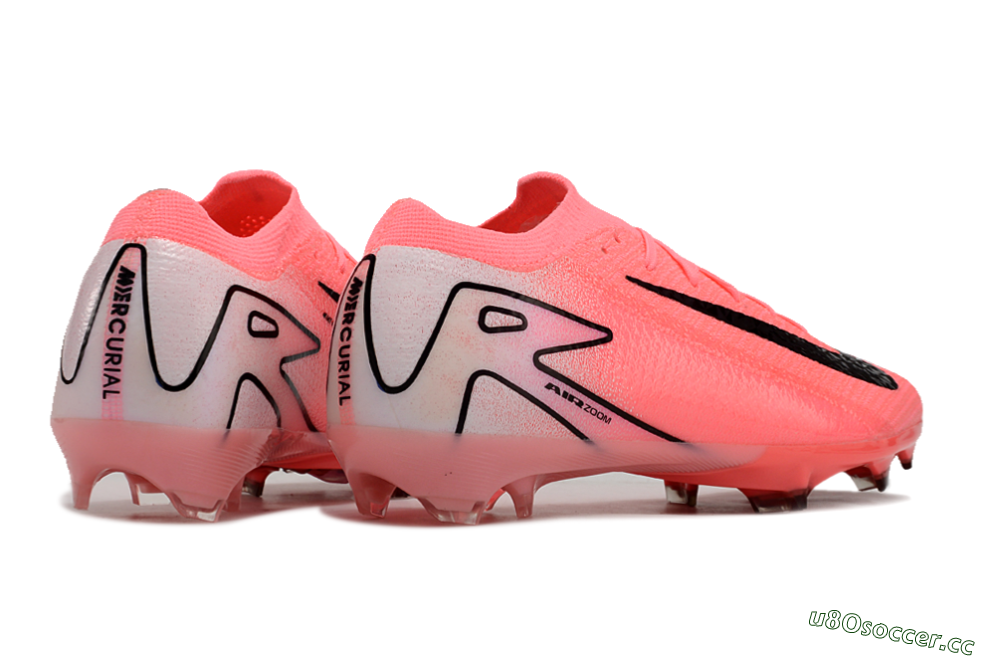 Men's Nike Air Zoom Mercurial Vapor 16 Elit FG Firm Ground Low-Tops Football Boots - Pink/Black 6