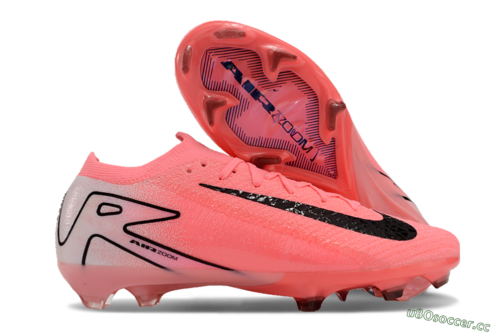 Men's Nike Air Zoom Mercurial Vapor 16 Elit FG Firm Ground Low-Tops Football Boots - Pink/Black 2