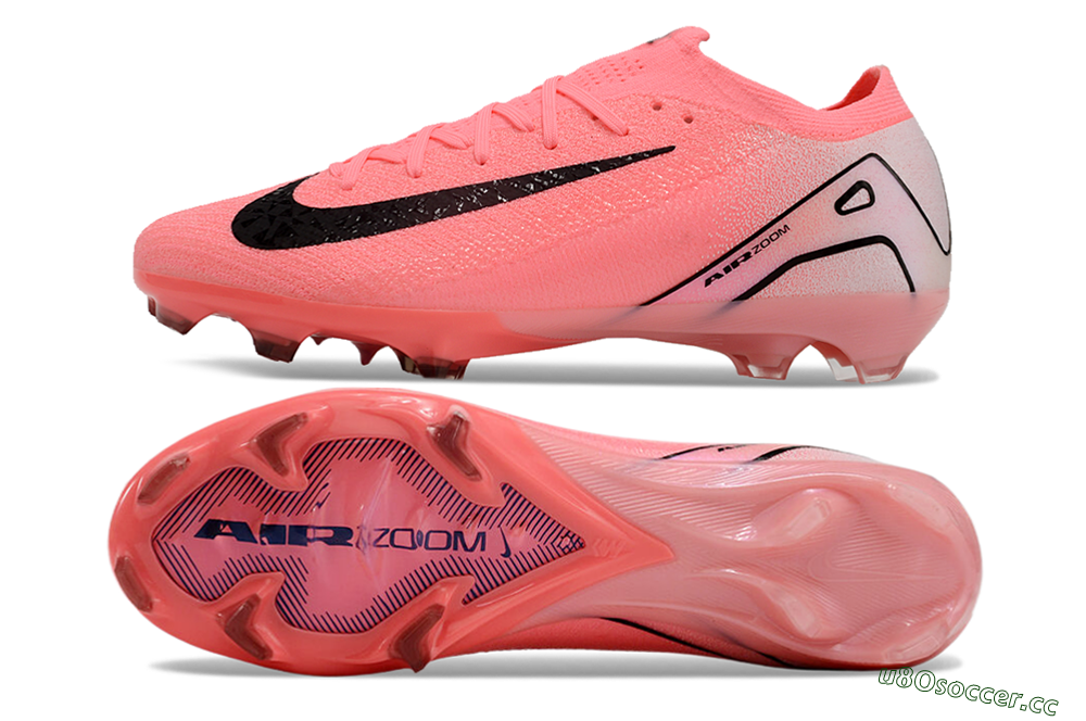 Men's Nike Air Zoom Mercurial Vapor 16 Elit FG Firm Ground Low-Tops Football Boots - Pink/Black 1