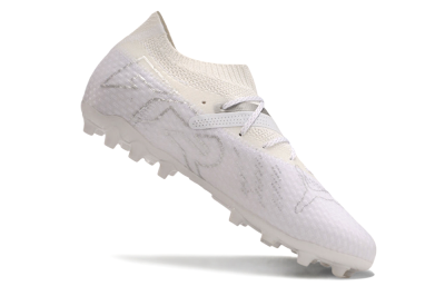 Men's Puma Future Ultimate MG Multi Ground Low-Tops Football Boots - White/Silver