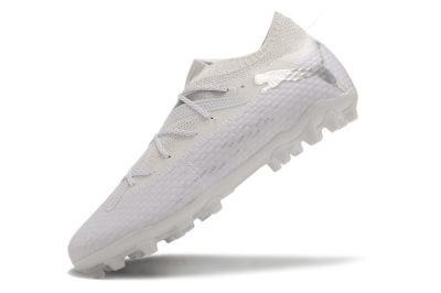 Men's Puma Future Ultimate MG Multi Ground Low-Tops Football Boots - White/Silver