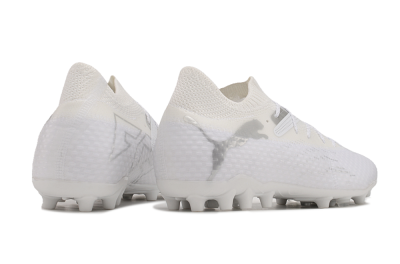 Men's Puma Future Ultimate MG Multi Ground Low-Tops Football Boots - White/Silver