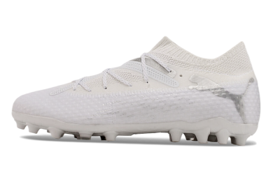 Men's Puma Future Ultimate MG Multi Ground Low-Tops Football Boots - White/Silver
