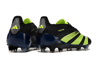 Unisex Adidas Predator Accuracy+ FG Firm Ground Low-Tops Football Boots - Black/Yellow