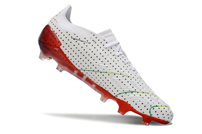 Men's Adidas Predator 24 Elite Euphoria FG Firm Ground Low-Tops Football Boots - White/Silver/Blue