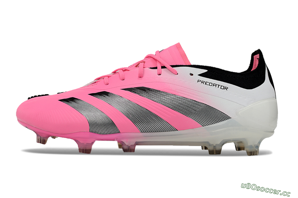 Men's Adidas Predator Accuracy.1 FG Firm Ground Low-Tops Football Boots - Pink/Black/White 0
