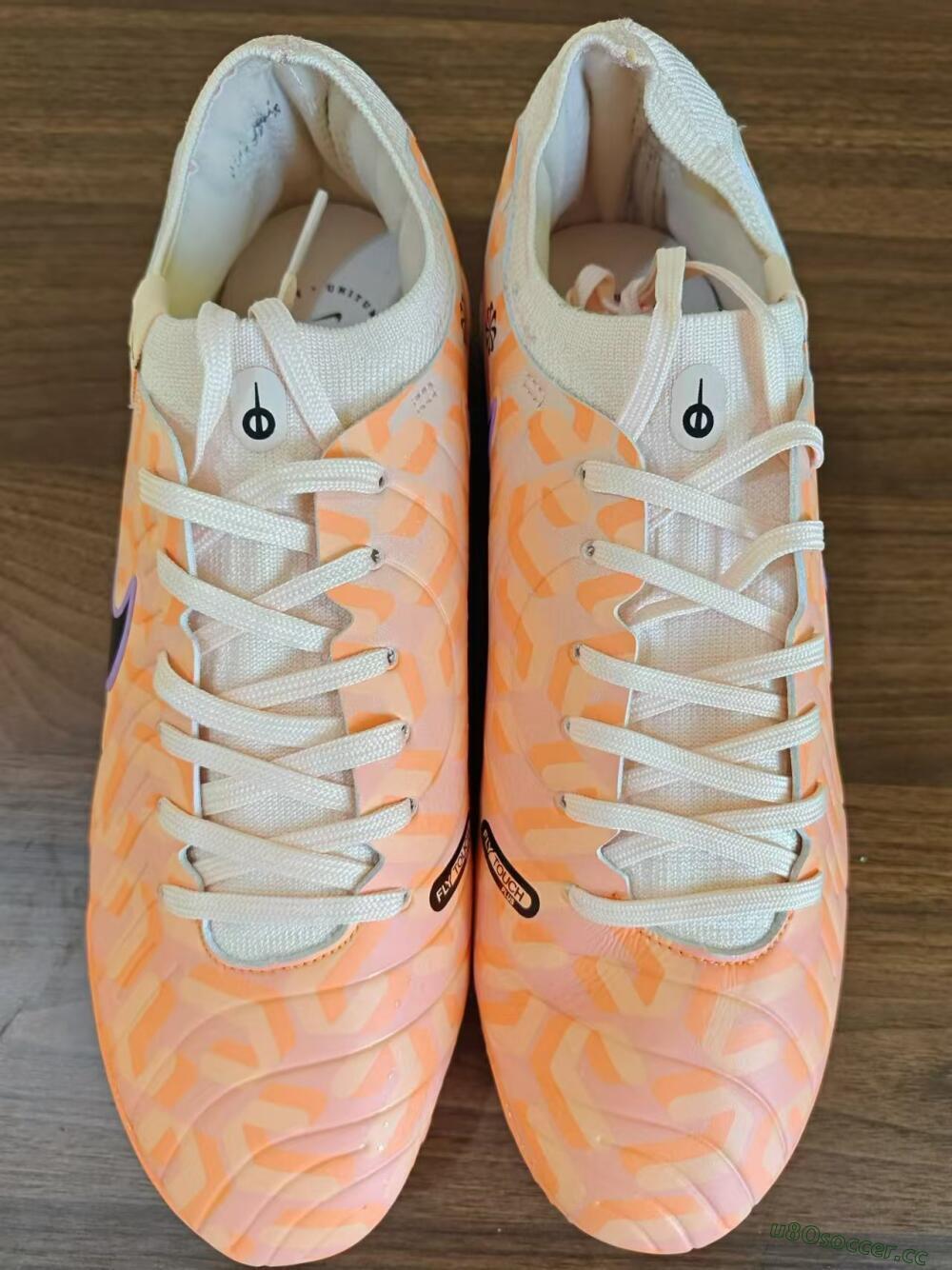 Unisex Nike Tiempo Legend 10 Elite TF Artificial Turf Low-Tops Football Shoes - Orange/White/Black