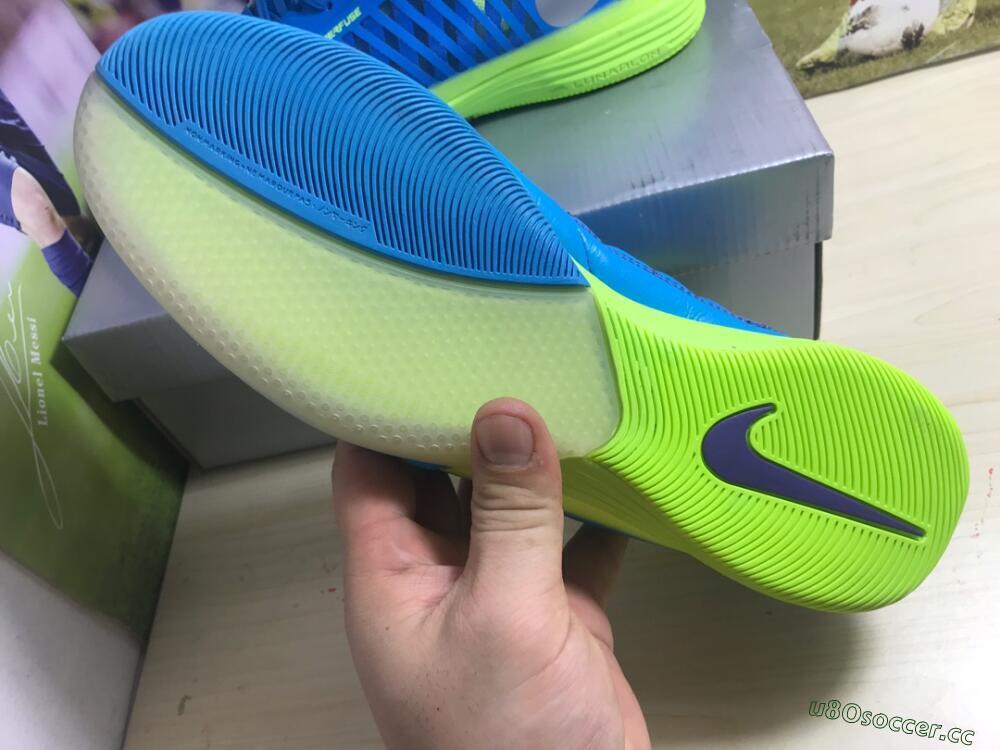 Men's Nike Lunar Gato 2 IC Indoor & Futsal Low-Tops Football Shoes - Jade/White/Yellow