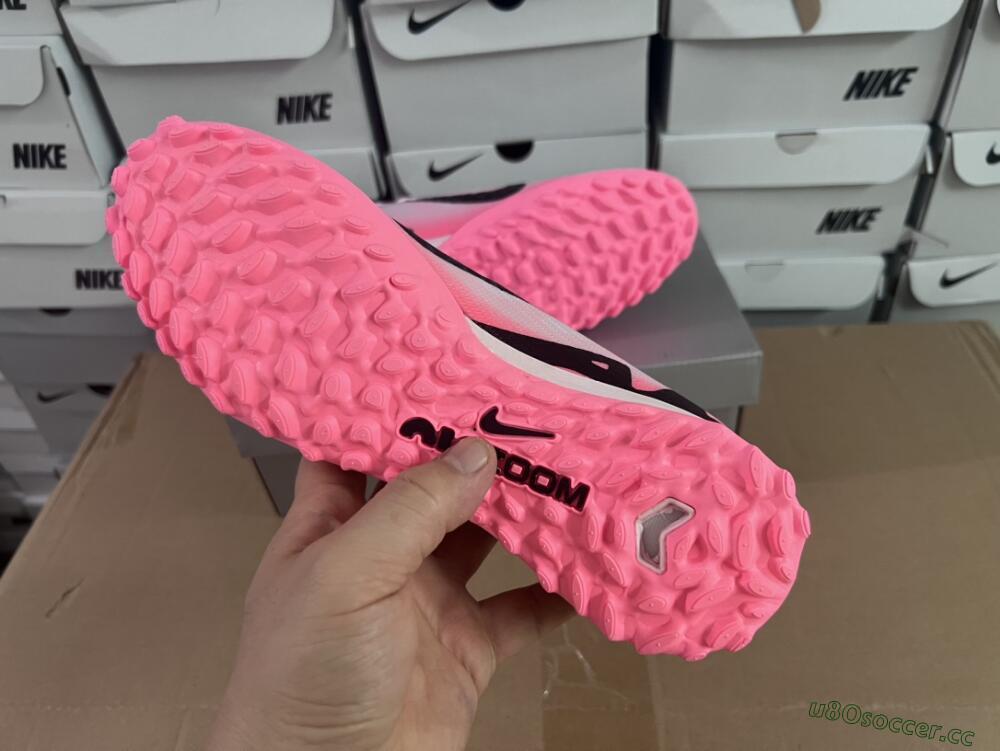 Unisex Nike Air Zoom Mercurial Superfly 9 Elite TF Artificial Turf High-Tops Football Boots - Pink/Pink/Black