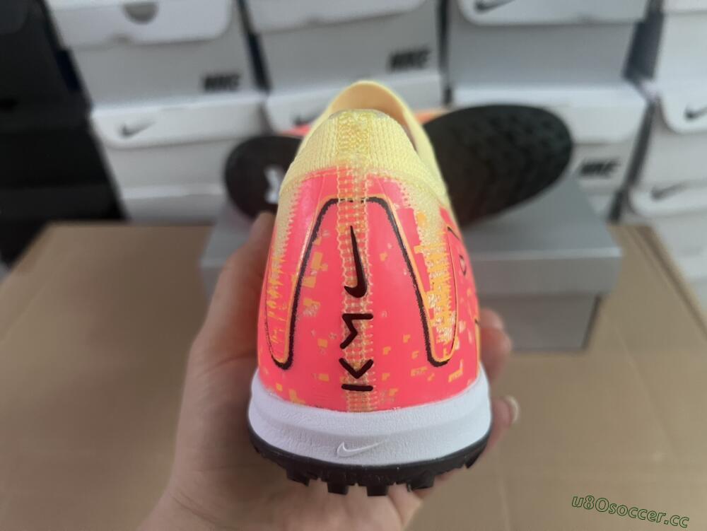 Unisex Nike Air Zoom Mercurial Vapor 16 Elite TF Artificial Turf Low-Tops Football Shoes - Yellow/Black/Orange