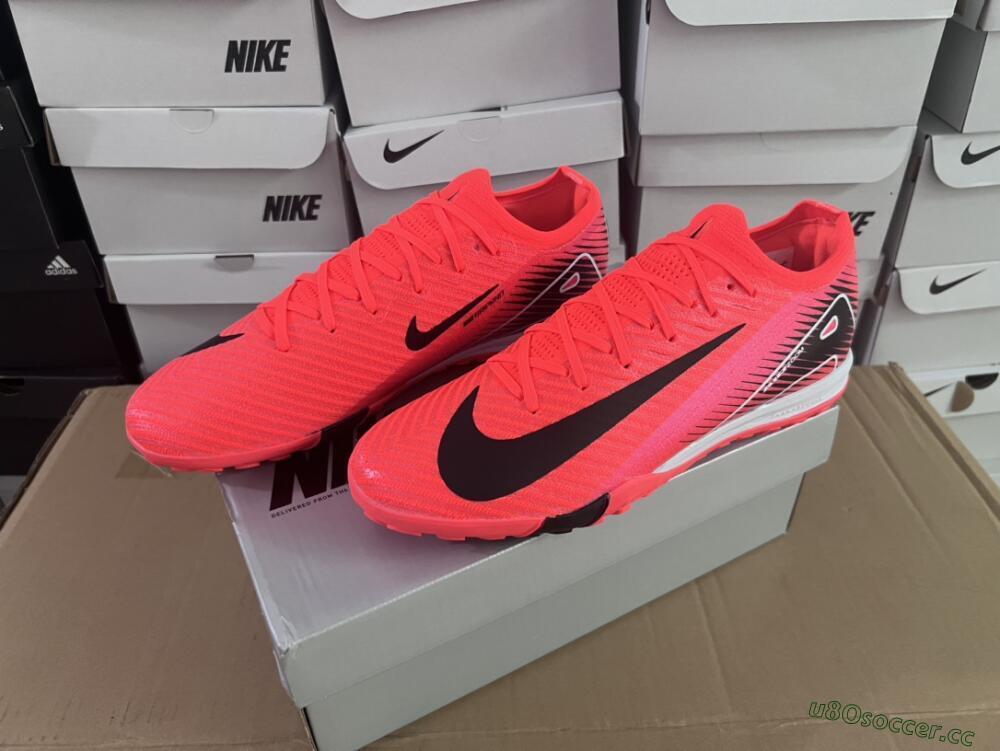 Unisex Nike Air Zoom Mercurial Vapor 16 Elite TF Artificial Turf Low-Tops Football Shoes - Red/Black/White
