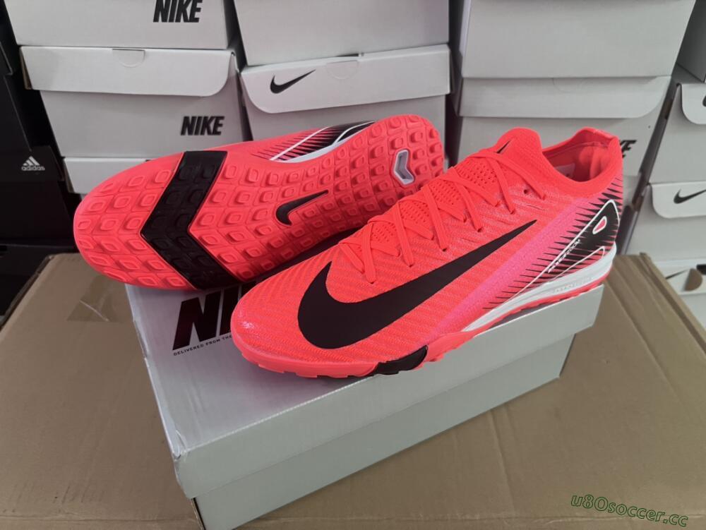 Unisex Nike Air Zoom Mercurial Vapor 16 Elite TF Artificial Turf Low-Tops Football Shoes - Red/Black/White