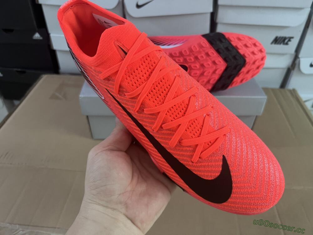 Unisex Nike Air Zoom Mercurial Vapor 16 Elite TF Artificial Turf Low-Tops Football Shoes - Red/Black/White