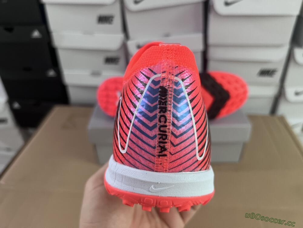 Unisex Nike Air Zoom Mercurial Vapor 16 Elite TF Artificial Turf Low-Tops Football Shoes - Red/Black/White