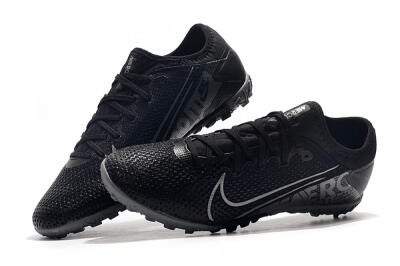 Men's Nike Air Zoom Mercurial Vapor 13 Elite TF Artificial Turf Low-Tops Football Shoes - Black/Silver/Grey