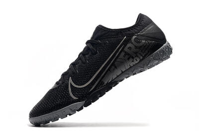 Men's Nike Air Zoom Mercurial Vapor 13 Elite TF Artificial Turf Low-Tops Football Shoes - Black/Silver/Grey