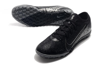 Men's Nike Air Zoom Mercurial Vapor 13 Elite TF Artificial Turf Low-Tops Football Shoes - Black/Silver/Grey